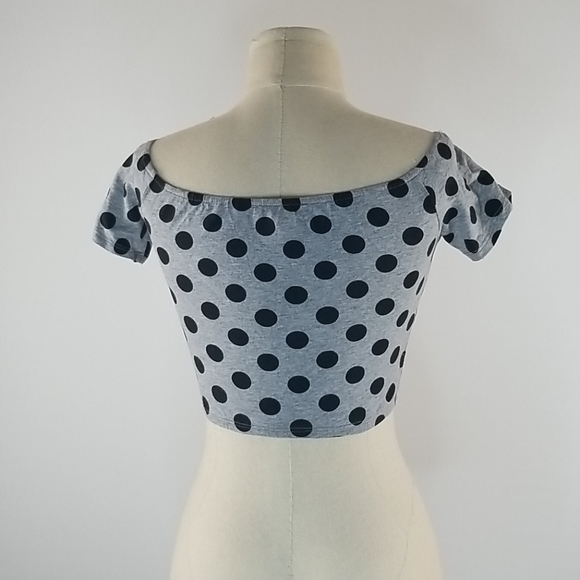 Forever 21 polka dot crop top - Picture 3 of 4